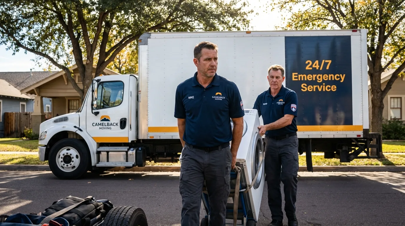 CamelBack Moving crew loading furniture in Camden, AL